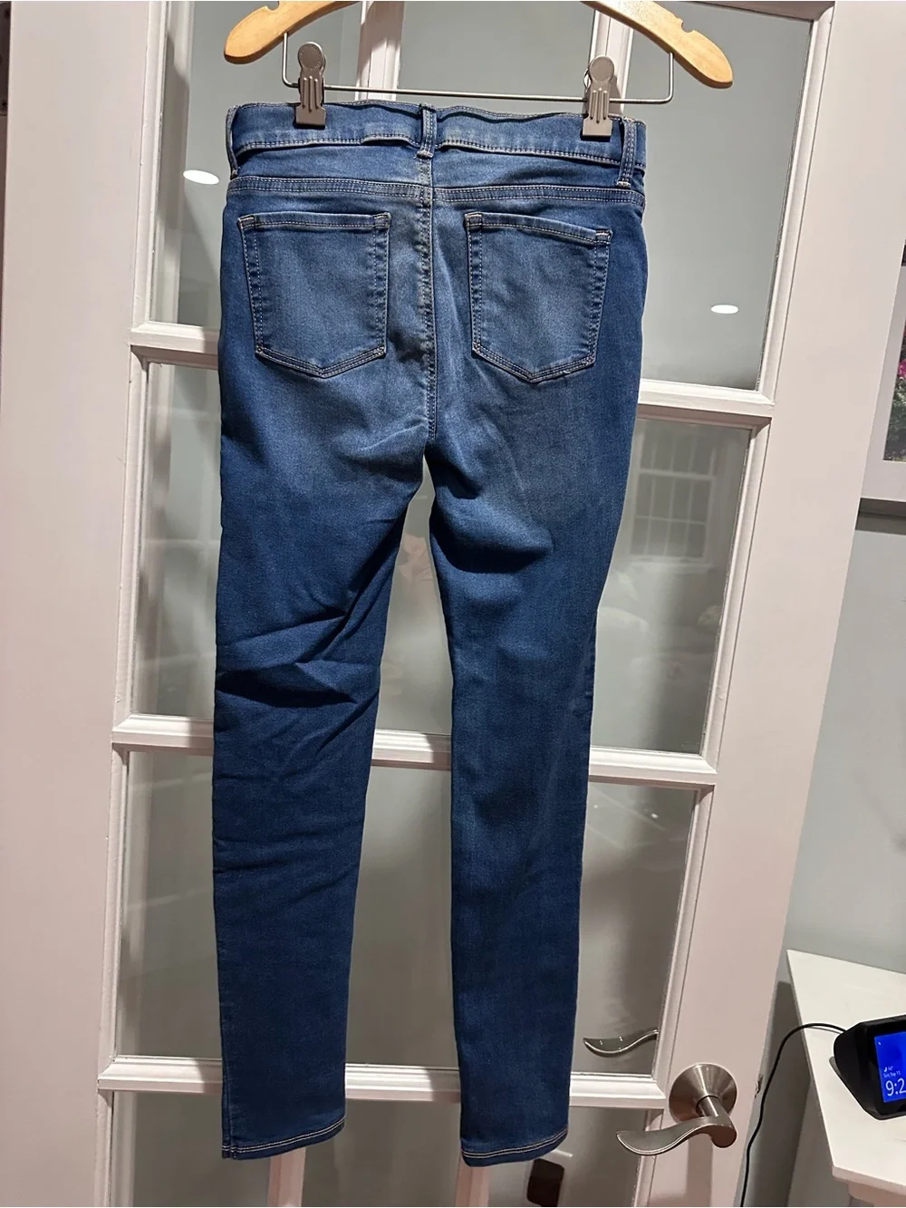 GAP girls size 14 Mid-Rise Skinny Jeans in Denim Blue- new